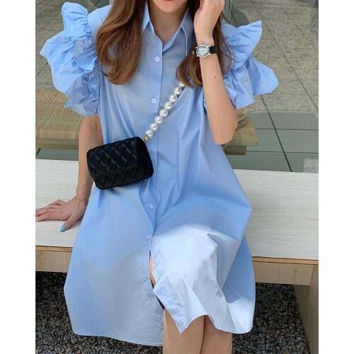 Zizibujuan Fashionable Shirt Dresses