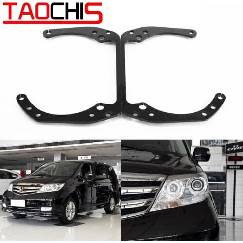 Taochis Car-Styling frame adapter module DIY Bracket Holder for Honda ELYSION 2015 Hella 3 5 Projector lens