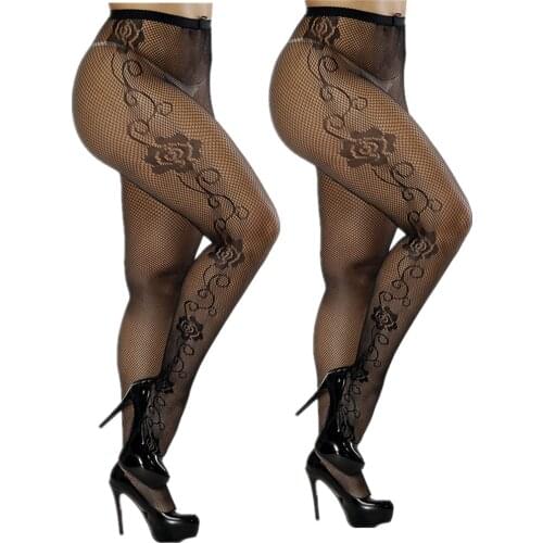 2 Pairs/lot Plus Size Bodystocking Sexy Lingerie Women Erotic Lingerie Sex Body Stockings Large Sizes Fishnet Women Pantyhose
