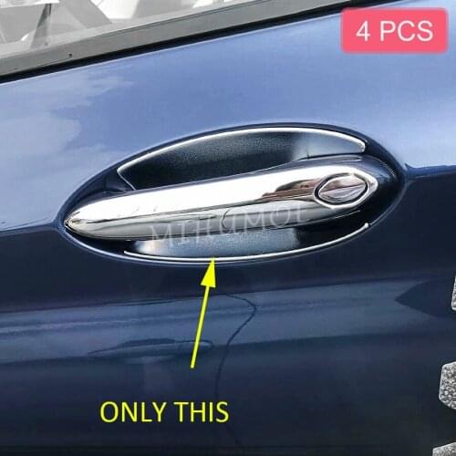 For BMW X3 G01 2018 2019 2020 Chrome Door Handle Bowl Cup Trims Surrounds Accessories