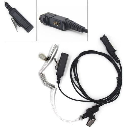 FBI Earpiece Headset Mic PTT Headphone Earphone For Motorola XiRP6600 MTP3250 MTP3100 MTP3200 Radio Headset Headphones Brand New