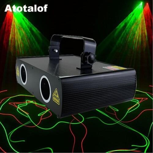 Double-head red and green laser light Party party performance light KTV bar beam effect light stage light