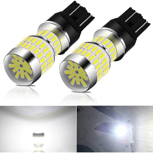 2X T20 7443 1156 3157 BA15S P21W LED Car LED Light 1157 BAY15D Reverse LED Bulb For Volvo S60 XC90 V40 V50 V60 S60 S90 V90 XC60