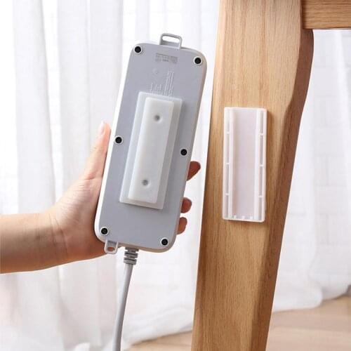 Fixer Cable Organizer Self-Adhesive Power Fixer Strip Wall-Mounted Fixator Holder