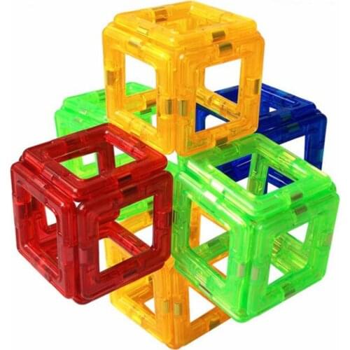 90-208pcs mini Magnetic Designer Blocks Construction Set Model & Building Toys Plastic Blocks For Kids toys
