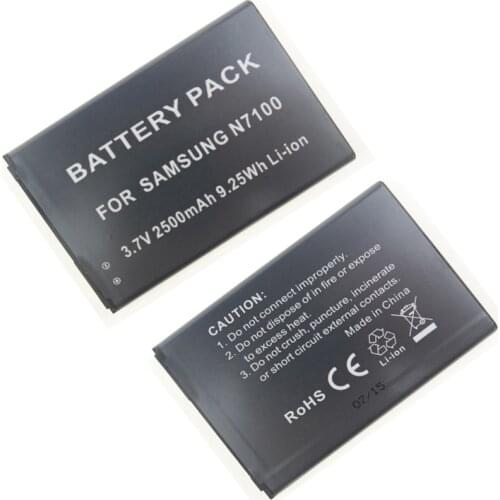 MELASTA 2pcs 3.7V 2500mAh Backup Battery for SAMSUNG GALAXY Note 2 N7100 N7102 N7108 N719