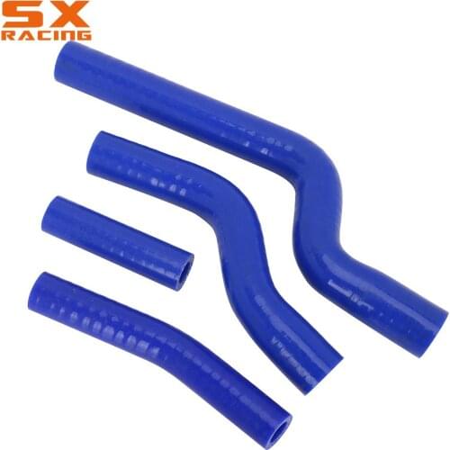 Motorcycle Blue Water Pipe Silicone Radiator Coolant Hose For YAMAHA YZF250 YZ250F YZF 250 2007 2008 2009 07-09 Dirt Bike