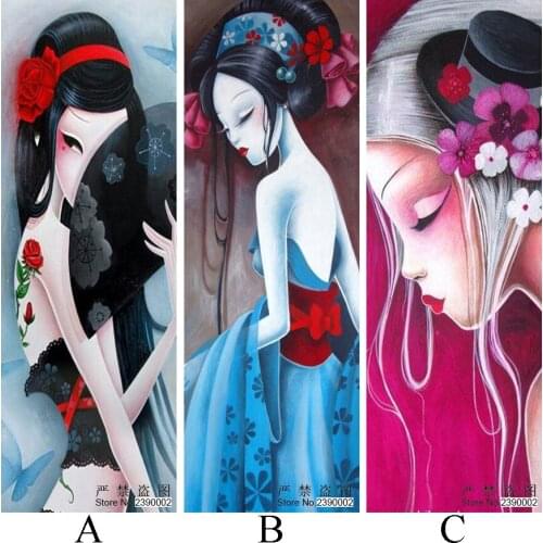 Cartoon Girl 5D Diy Diamond Painting Diamond Embroidery Full Rhinestone Pasted Painting Diamond Mosaic Cross Stitch For Gift