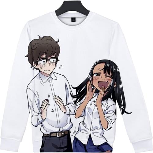 Nagatoro 3D print autumn and winter Holiday passionate style Men/Women casual Kawaii Punk Style Round