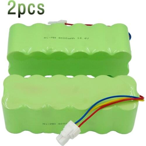 2 PCS 14.4V 4.0Ah NI-MH Vacuum Cleaner Rechargeable battery 4.0 Ah for Samsung NaviBot SR8845 SR8855 SR8895 VR5000 VC-RE70V