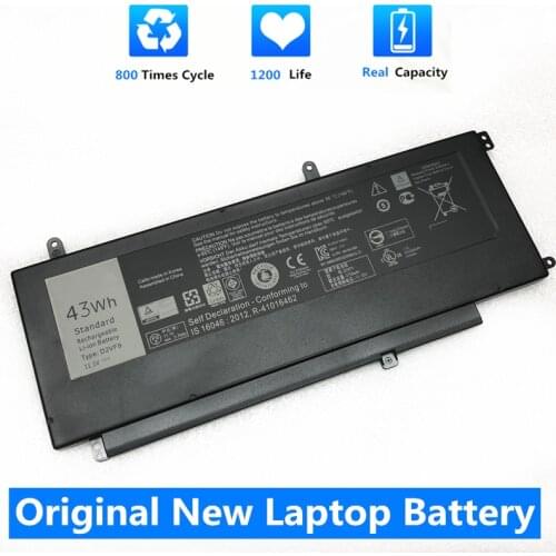 CSMHY NEW D2VF9 Laptop Battery For Dell Inspiron 15 7547 7548 For Vostro 5459 Sereis 0PXR51 0YGR2V P41F P68G 4P8PH PXR51 43WH