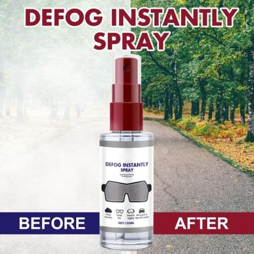 Anti Fog Spray Eyeglass Goggles Antifog Lens Cleaner 48h Long Lasting Glasses Defogger Prevent Fogging Spray for Glasses