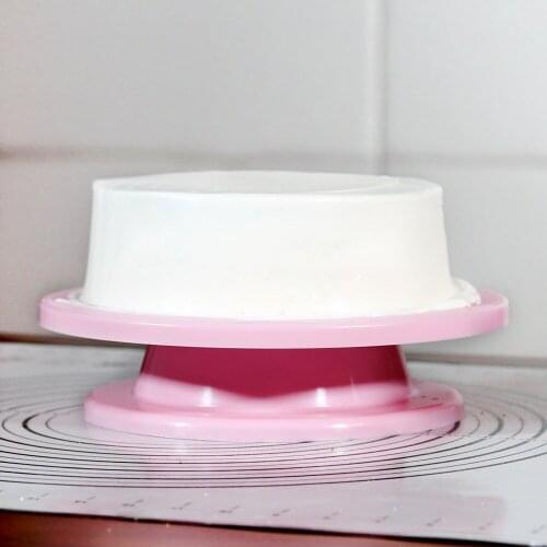 Cake Baking Turntables PP Plastic Cake Decorating Tables Tools 10 Inch Cake Turntables AT70