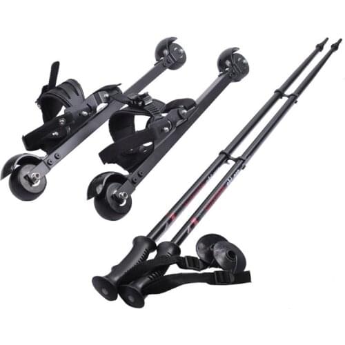 Rollerski roller dry land cross country Snowboard pulley shoes free traditional land skiing kit easy to wear off dry land cross