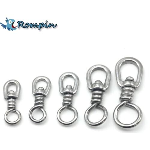 Rompin 3pcs/lot Stainless steel BL swivel for longline fishing Tuna Long line sea fishing