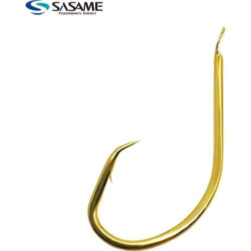 Japan SASAME Octopus Hook Long Shank Fishing Hooks Freshwater Salterwater Fishing Circle Hook Fish Hook Barded High Carbon Steel