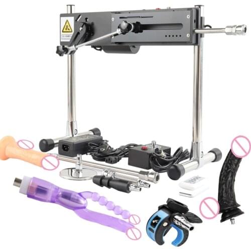 FREDORCH Sex Machine with Remote Control Super Silent Ultra Adjustable Vac u Lock 30db 120W love machine with free big dildo