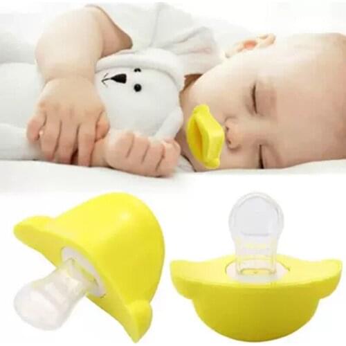 Silicone Baby Pacifier Infant Nipple Feeder Feeding Non-Toxic Tool Teether Duck Style Pacifier Clips Bottle Nozzl