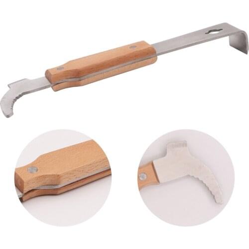 Bee Honey Scraper for Beekeeper Take Honey Knife Beehive Tool Beekeeping Cut Honey Apiculture Equipment Wood Handle Scraper