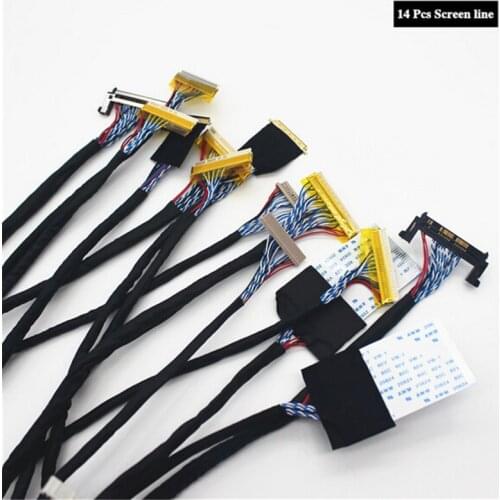 The 6th Generation Laptop TV/LCD/LED Test LCD Panel Tester Support 7- 84" w/ LVDS Interface Cables & Inverter