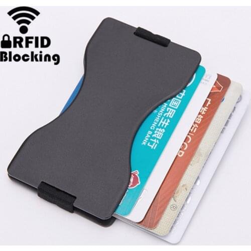 2019 New Aluminum alloy Credit Card Holder Ultralight Minimalist Wallet EDC Wallet Fashion Case Pocket Wallets Thin Cardholder