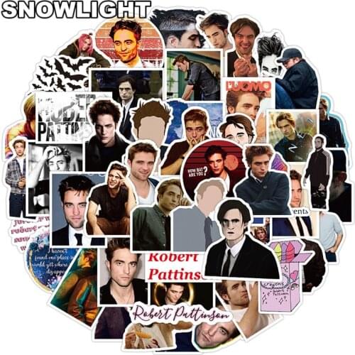 10/50Pcs/set Actor Robert Pattinson Graffiti Stickers Waterproof Suitcase Notebook Computer Notebook Car Scooter Toy Sticker