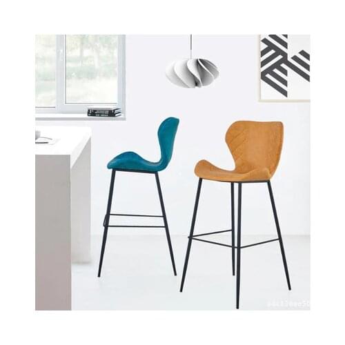 Manufacturers direct dining chair cafe high chair creative bar chair cloth art bar chair