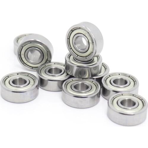 1602ZZ Bearing 6.35x17.462x6.35mm ABEC-1 (10PCS) Inch 1602 ZZ Z Ball Bearings 1602-2Z Bearing