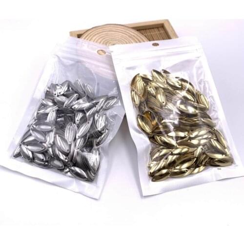 200pcs Brass Salmon Fishing Spoon Blanks Bass Pike Lure Baits Unpainted