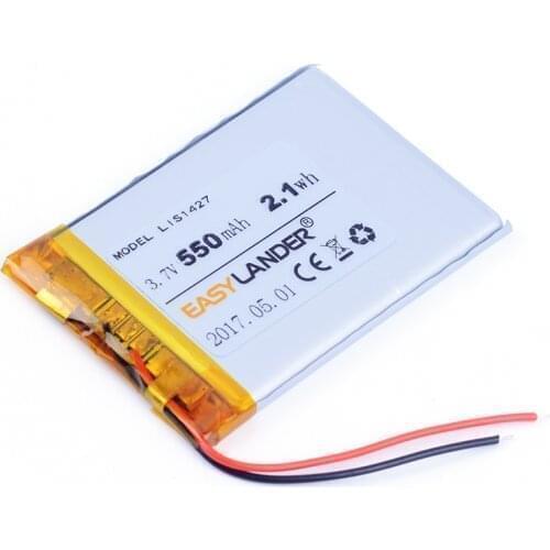 3.7V 550mAh Battery For SONY NWZ-A845 A840 A844 E453 E463 NW-A728 nwz-e353 NWZ-S755 DR-BTN200 LIS1427HNPCS LIS1427