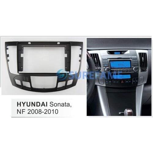 9 inch Car Fascia Radio Panel for For HYUNDAI Sonata , NF (Auto A/C) Dash Kit Install Facia Console Bezel Adapter Trim Plate