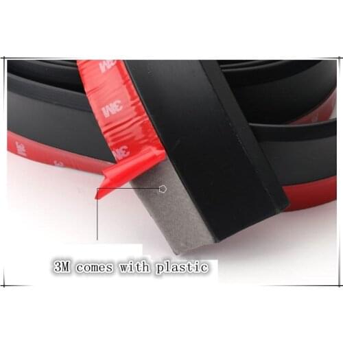 2.5M Black Car-styling Article car border collision avoidance For Dacia duster logan sandero stepway lodgy mcv 2 car accessories