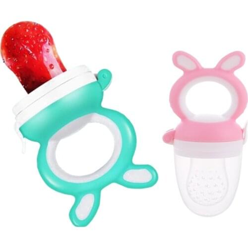 Feeding cup Baby nipple Food Nibbler Baby Pacifiers Feeder Kids Fruit feeding nipple Safe Supplies Nipple Teat Pacifier Bottles