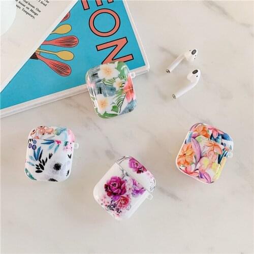 Kjoew For Airpod Case Marble Fashion Bluetooth Earphone Case For AirPod Protective Covers Skin Accessories чехол для аир подсов