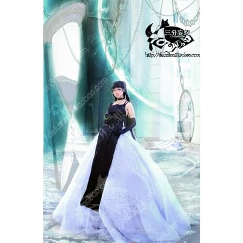 Sailor Moon Princess Serenity Tsukino Usagi black Dress Cosplay Costume Wedding dress for party/women