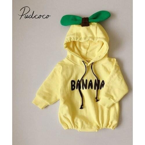 2019 Baby Spring Autumn Clothing Newborn Kids Boy Girl Hoodie Jumpsuit Sweatshirt Bodysuit Long Sleeve Clothes Cartoon Outfit