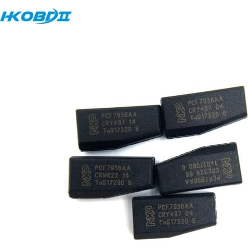 HKOBDII 5pcs/lot ID46 Transponder Bland New Chip PCF7936 7936AA Car Key Blank Chip