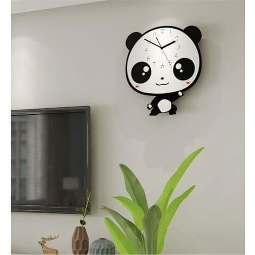 Creative Cute Wall Watch Hanging Living Room Clock Home Cool Fashion Art Wall Decoration Pocket Watch Modern Simple Acrylic