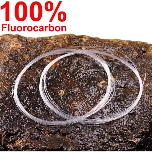 Fly Fishing Fluorocarbon Leader Tippet Line for Nymph and Streamer Flies Tapered Fly Fishing Leader Tippets 0X 1X 2X 3X 4X 5X 6X