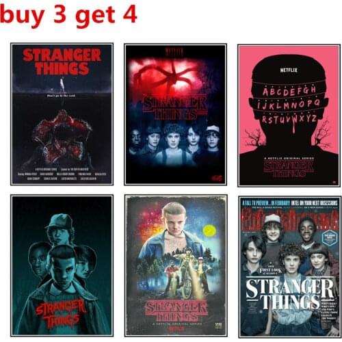 Stranger Thing Coated paper poster Cafe Creative wallpaper Interior Decoration buy 3 get 4
