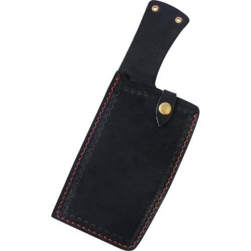 Knife Sheath Leather Knives Covers 7"7.5"8" Inch Chef Slicing Cleaver Wide Blade Butcher Knife Case Leather Knife Protector Case