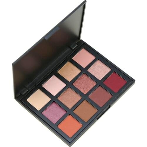 Pearl Matte Eyeshadow Power Palette Glitter Shimmer Make up Pigment Nude Smoky No Blooming Private Label