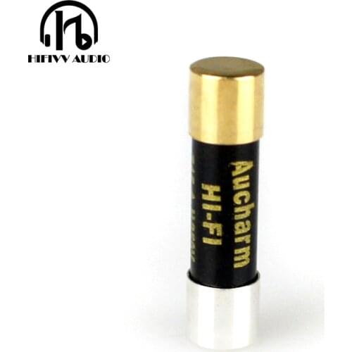 1Pcs 5x20mm hifi Single crystal pure silver Fuse for power amplifier Single crystal silver nano fuse CD player socket fuse tube