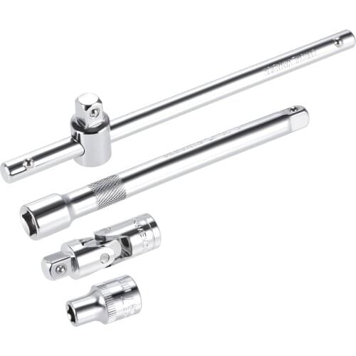 Uxcell 3/8" Drive 7mm Socket 7.5" Sliding Wrench 6" Extension Bar Universal Joint
