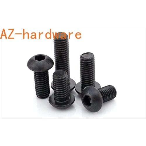 10.9 Half round head hexagon socket screw disc head hexagon socket screw ISO7380 M5-M12 10PCS