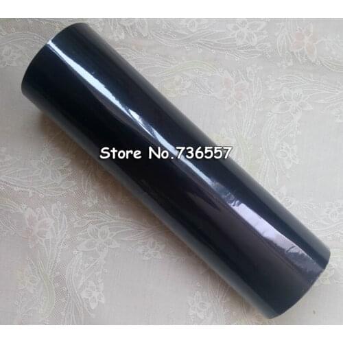 1 Roll 8.3"x131yards / 21cmx120M Black Color Hot Stamping Foil Heat Transfer Laminating Napkin Gilding PVC business Card Emboss
