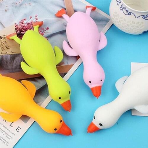 1pcs Flour Duck Vent Toys Duck Shape Decompression Toy Kids Kneading Squeezing Stress Relief Fidget Toy For Kids Gifts