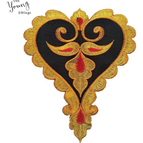 1pcs New Arrive Hot Melt Adhesive Patch Sewing Applique Iron on Patch Embroidery DIY Badges Sticker Clothing Accessories