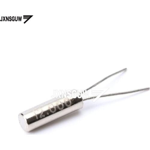 10PCS crystal 2*6 cylindrical 12MHz 10ppm 12.5PF 2 foot crystal 12m quartz crystal