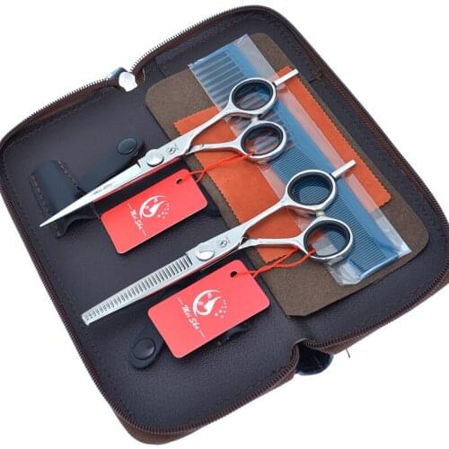 5.0"5.5" 6.0"7.0" Meisha Professional Hairdressing Hair Scissors 9CR Steel Barbers Cutting Shears Hair Thinning Tesoura A0140A